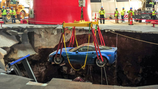The First Sinkhole Corvette Was Restored For SEMA And Looks Perfect
